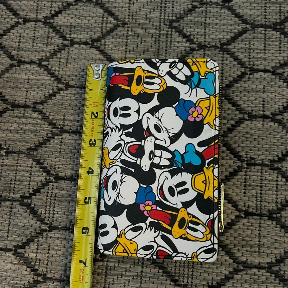 Disney Colorful Cartoon Character Wallet- Mickey, Donald, Goofy